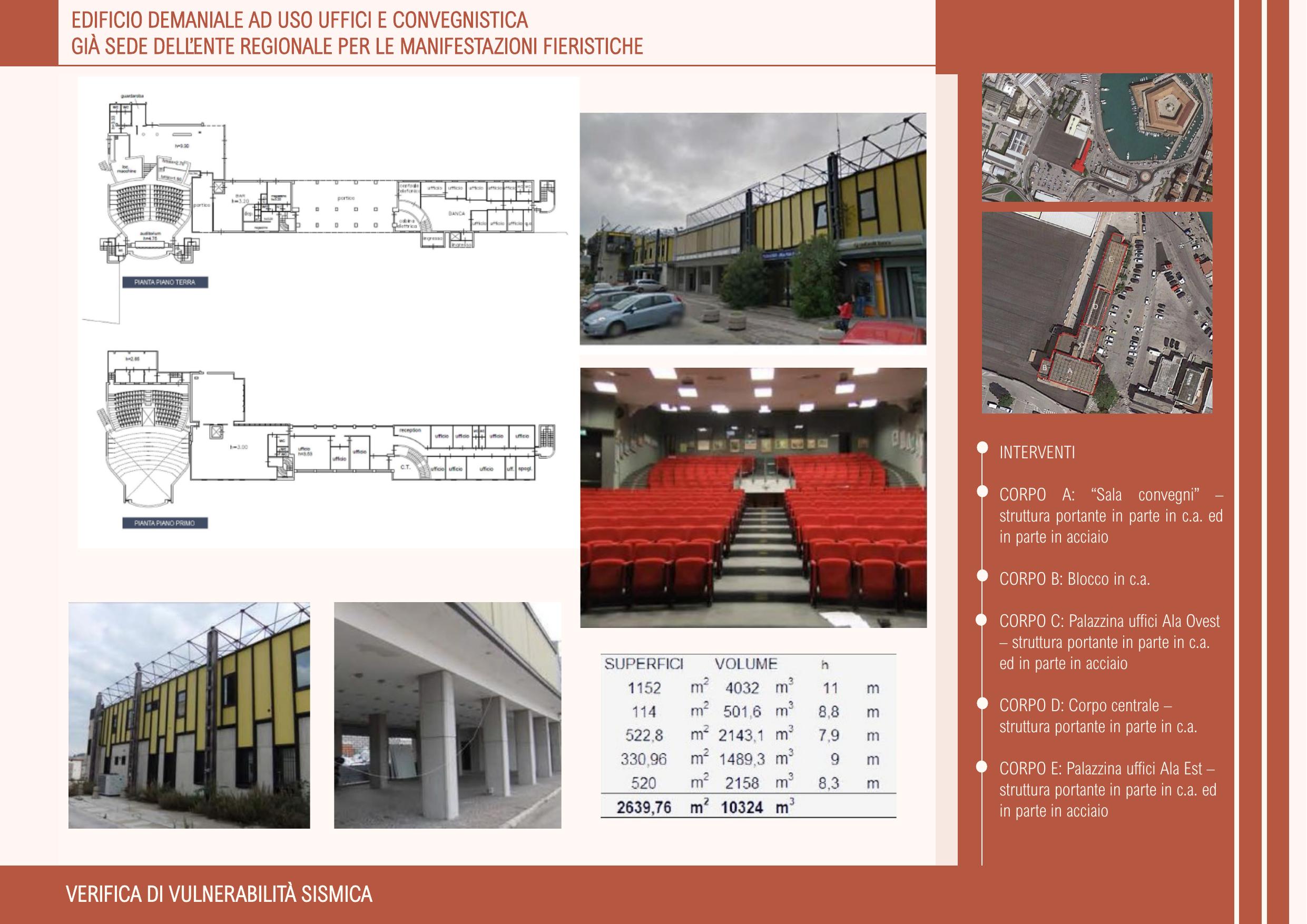Scheda progetto — Edificio demaniale ad uso uffici e convegnistica