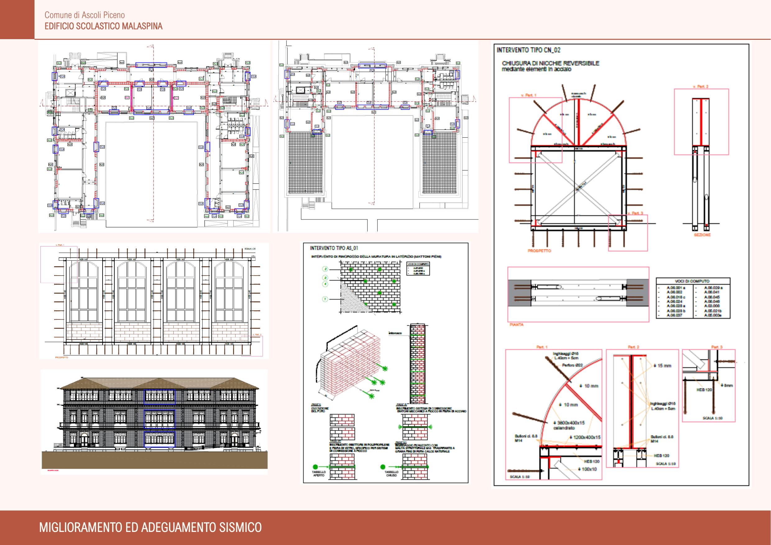 Scheda progetto — Edificio scolastico Malaspina