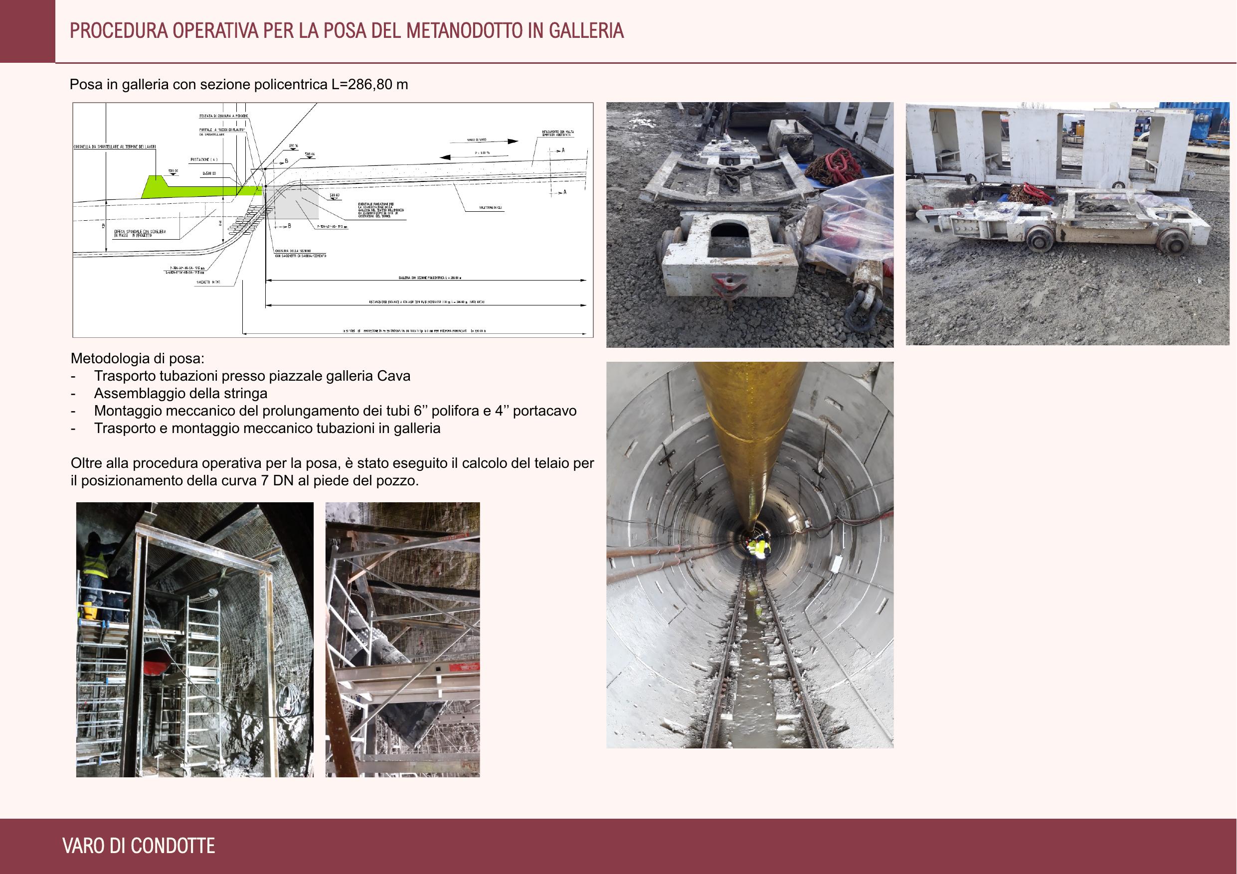Scheda progetto — Varo linea Raise Boring — Montebotolino e Monte Cava